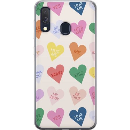 Kompatibelt Mobilskal till Samsung Samsung Galaxy A40 CandyHearts