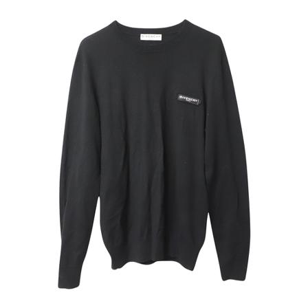 Givenchy Pre-owned Round-neck Knit Trui , Zwart , Heren , Maat: M