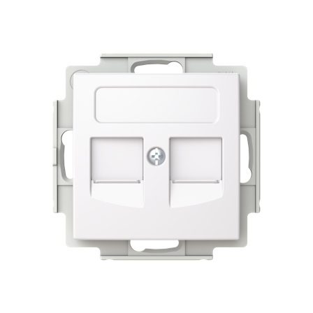 ABB Saga FOT5020-916 Datauttak for to Actassi RJ45-kontakter, Datamaskin & surfing