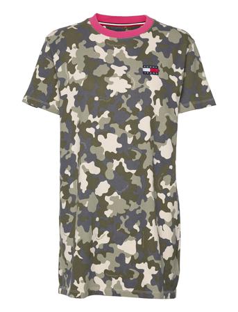 Tjw Camo Tee Dress Patterned Tommy Jeans