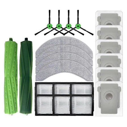 Reservedeler for Combo 10 Max Robot Støvsuger Tilbehør Hovedbørste Hepa Filter Moppeklut Støvpose