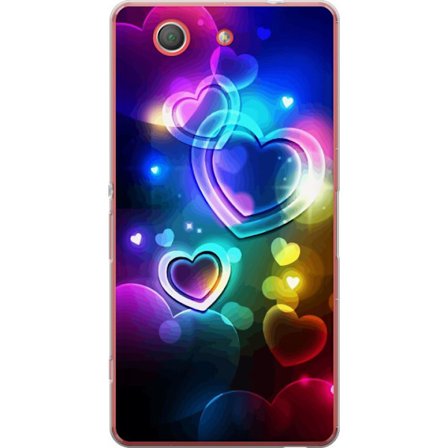 Yhteensopiva Puhelinkuori Sony Sony Xperia Z3 Compact NeonRakkaus