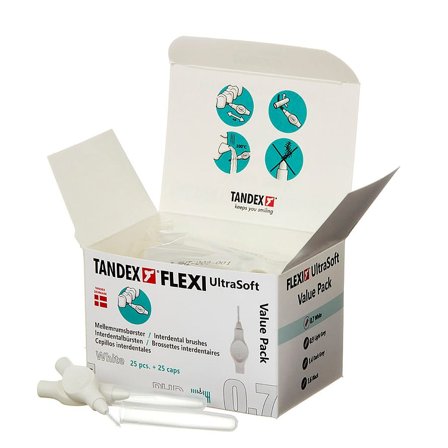Tandex FLEXI Mellemrumsbørste White, Medicin & Pleje, Mund & Tandpleje, Tandstikker