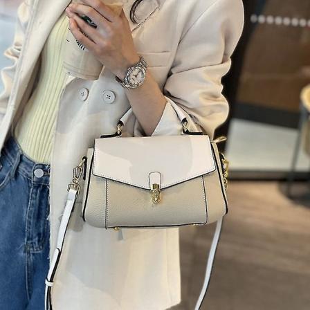 Dame Dame Håndtaske Fashable All- Portable Dobbelt-skulder S taske Beige