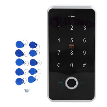 Vandtæt Udendørs Fingeraftryksadgangskontrolsystem Stærk Sikkerhed Adgangskodeindgang