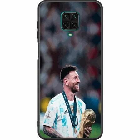 Xiaomi Redmi Note 9 Pro Svart Skal Messi
