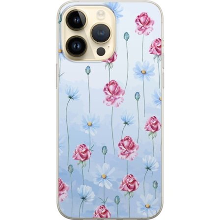 Kompatibel Mobilcover til Apple iPhone 15 Pro Max Petal Reverie Sky Blue