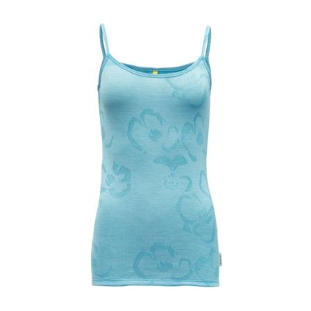 Devold Fagerlia Woman Strap Top Women short-sleeved sweaters Blue XS