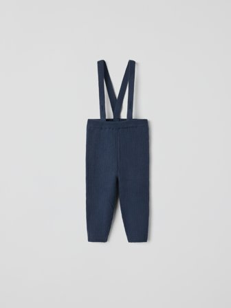 Polarn O. Pyret - Knitted dungarees - 56 - Childrenswear - blue