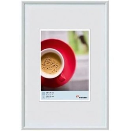 Ram till foto - WALTHER - Galeria 13x18 - Plast - Vit - Modern