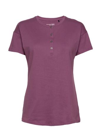 Shirt 1/2 Top Lilla Schiesser