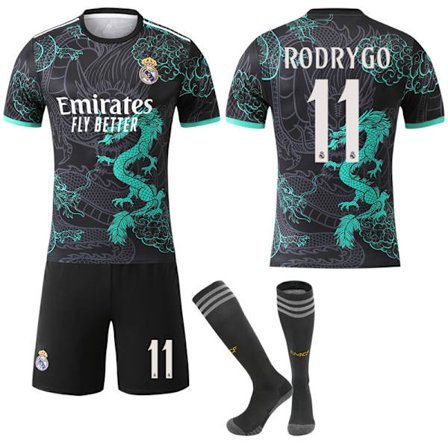Real Madrid Dragon Print Special Edition jalkapallopaita kaudelle 2025-2026 ja sukat No.11 RODRYGO