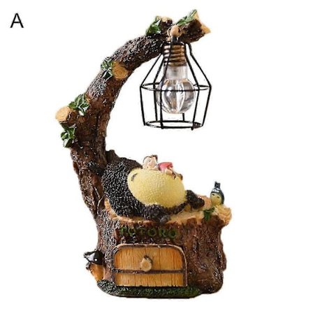 Sarjakuva Totoro Design LED Yövalo Hartsi Koti Näyttömalli Muoto Sisustus A