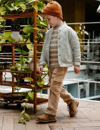 Daily 7 T-Shirt Longsleeve Stripe - Multi/patterned - 110