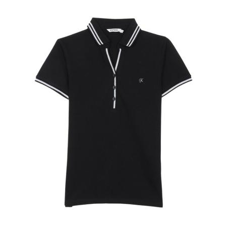 Kaporal Liseret stretch polo Sort, Dame