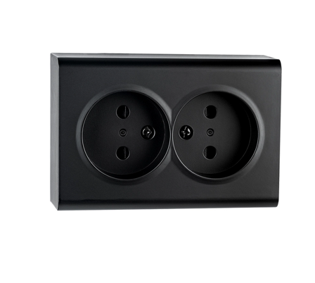 SG Stikk PV Sort Dobbel uten jord