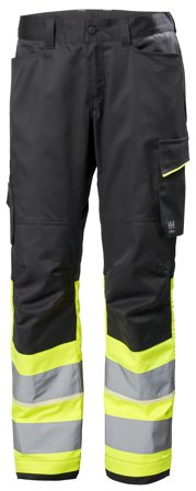 Helly Hansen Workwear UC-ME 77513_369 Arbeidsbukse varsel, svart/gul Varsel, Svart/Gul, Klær