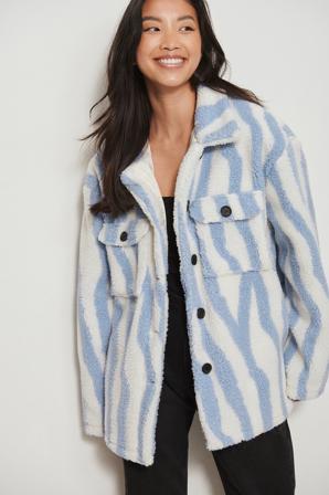NA-KD Trend Veste - Manteaux et Blousons Teddy - Multicolore - EU 32