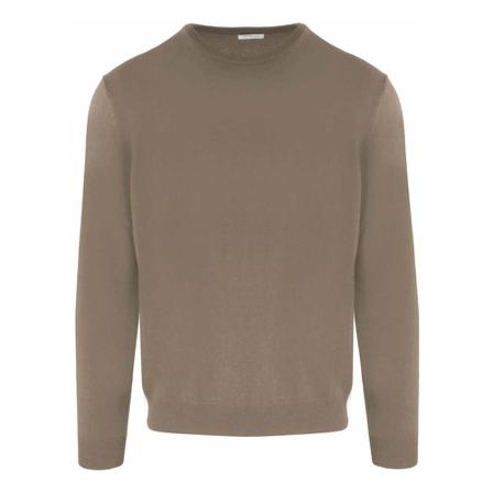 Malo Malo Beige Cashmere Tröja beige, Herr, Herr, Storlek: S