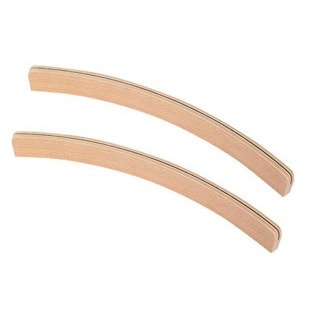 Böjd spelkortshållare i trä 14 tums hållare för spelkort i trä, set om 2