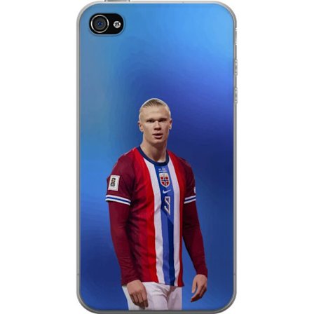Kompatibelt Mobildeksel til Apple Apple iPhone 4s Erling Haaland Manchester City Norge fotball angriper toppspiller utrolig målproduksjon kraftig ras