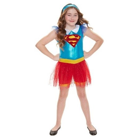 Supergirl Børnekostume 4-6år