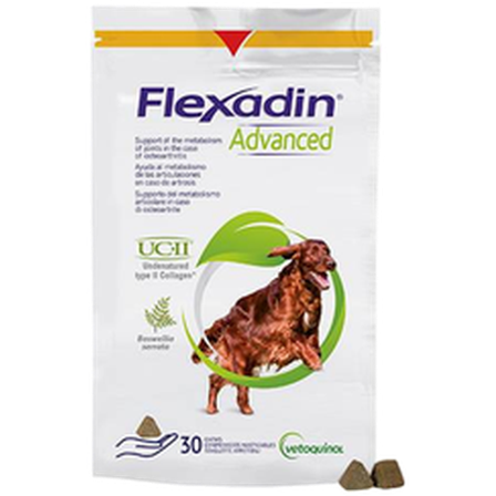 Vétoquinol - Flexadin Advanced 6-30 kg 30 tabletter - Veterinær - Dyrehelse og diagnoser - ZOO.no