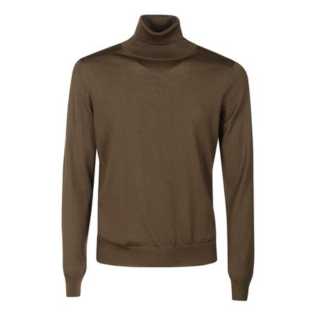 Gran Sasso, Turtlenecks Bruin, Heren, Maat:XL