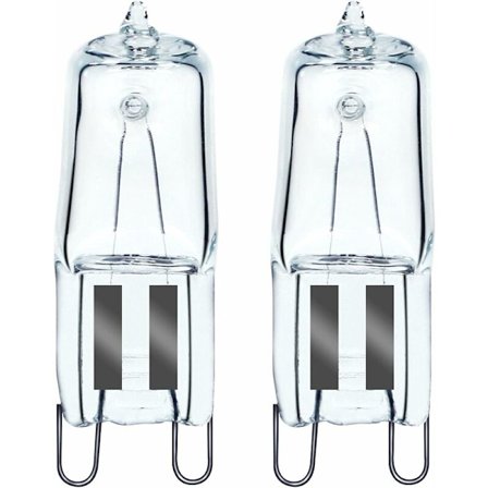 G9 Halogenovnlampe G9 Ovn 40W 220V 300°C temperaturbestandig lyspære 2-pakning