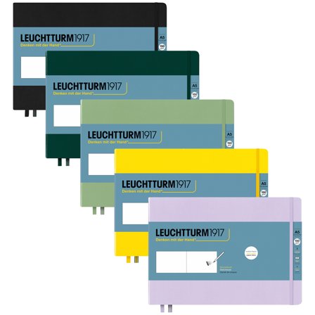 Sketchbook A5 Medium Landscape Black