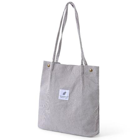 Handväska Crossbody-väska med stor kapacitet med axelrem Light Gray
