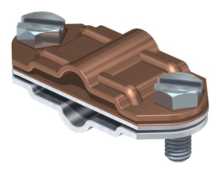 Obo Bettermann 5336376 Målekobling for runde ledere/flatbånd, Jording & lynavledere