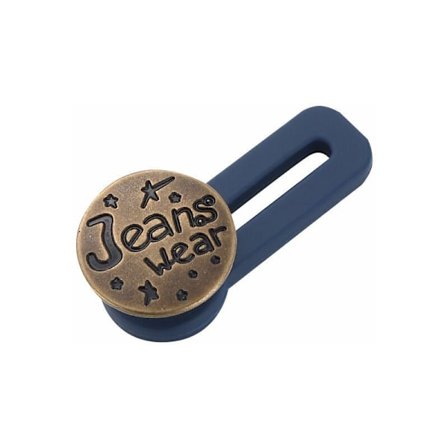 10 stk. Jeans-knapper, metal og silikone elastiske jeans-knapper, bukse-knapper, forlænger til gravide kvinder, jeans, bukser, nederdele