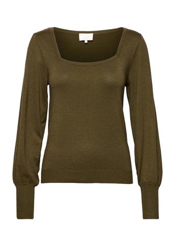 Isra Knit Pullover Green Minus