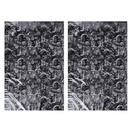 2x Hydrografisk Film - Vandoverførselstryk - Hydro Dip - Rolling Bones - 1 Meter