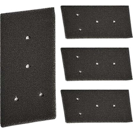4 Stykker Svampfilter for Whirlpool, Tørketrommelfiltermatte 481010716911 23*11.5cm