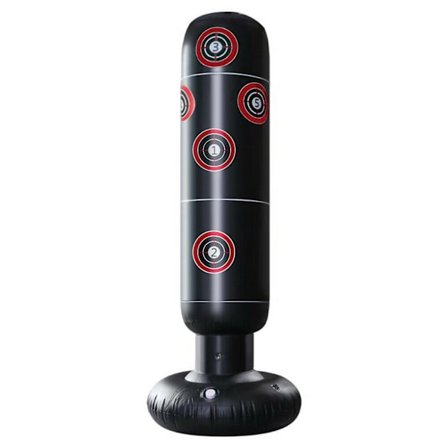 Oppblåsbar Boksesekk, Fristående Boksesøyle, Boksesøyle for Voksne og Barn, Trening