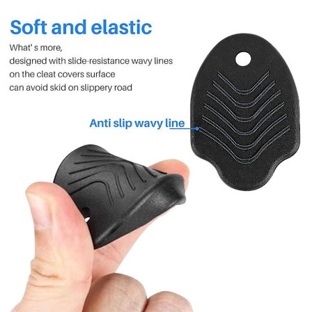 SPD-klossbeskyttere, slitesterke sykkelklossbeskyttere kompatible med SM-SH51 SPD-klosser, 1 par – maks