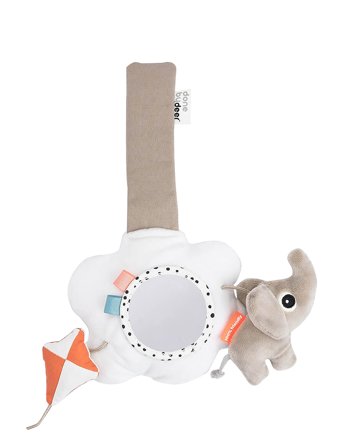 Done by Deer Pram Mobile Playground Colour Mix - White - 18X 20.5X 6CM