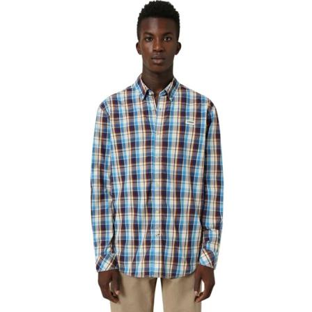 Napapijri, Shirt Blauw, Heren, Maat:M