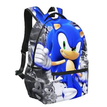 2023 Ny Sonic Backpack Skolväska - high quality