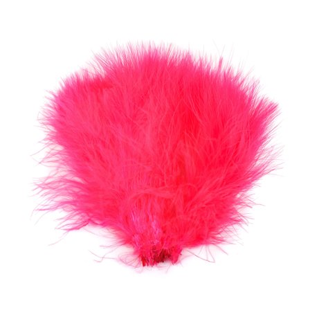 Natures Spirit Fish Hunter Blood Quill Marabou - Fl. Steelhead Pink (U