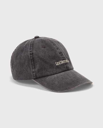 Lexington Teen casual faded cap, dark gray