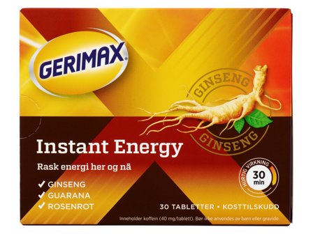 Gerimax Instant Energy, 30 stk.