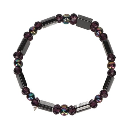 Magnetisk armbånd Fashionable Multicolor Bead Led Smertelindring Slankende Magnetisk armbånd til mænd og kvinder