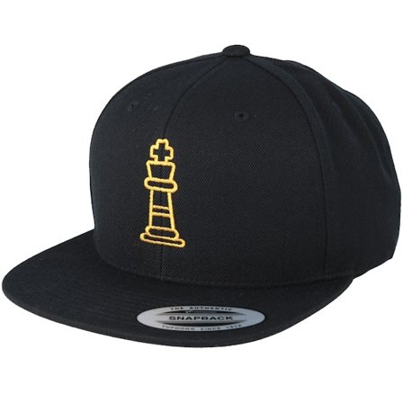 Iconic - Black snapback Czapka Z Daszkiem - King Chess Black Snapback @ Hatstore
