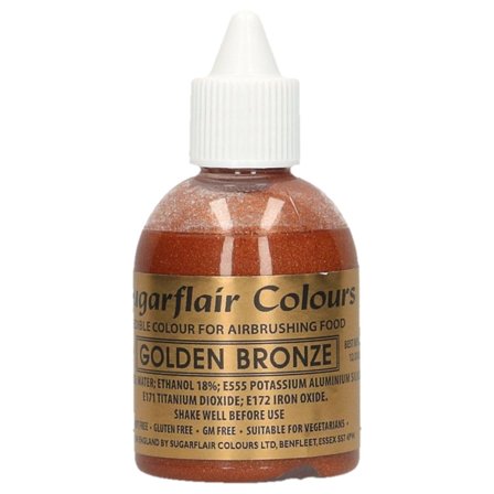 Spiselig Airbrush Farve Guld Bronze