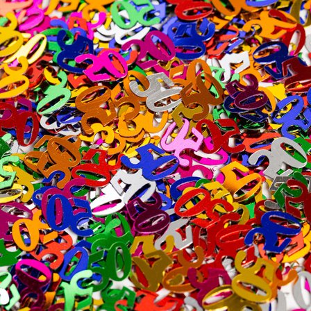 Monivärinen Konfetti 50 vuotta