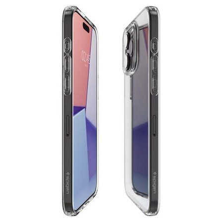 Spigen Crystal Flex-etui for iPhone 15 Pro - Klar