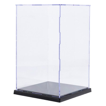 Visningslåda Robust Lätt att Montera Akryl Montering Bänkskiva Visningsmonter för Samling